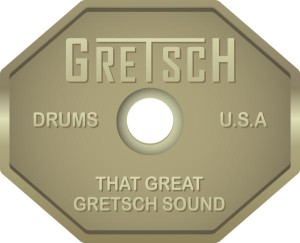 70s Gretsch Drum Kit Badge | Indie Drums™