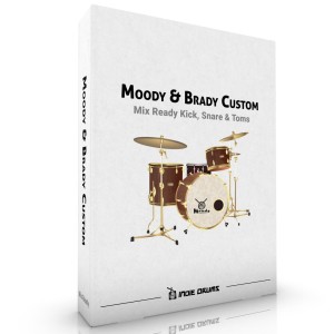 Moody + Brady Custom Drum Kit Samples Indie Drums